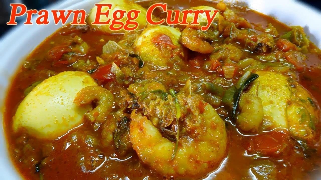Shrimp and Egg Curry Recipe