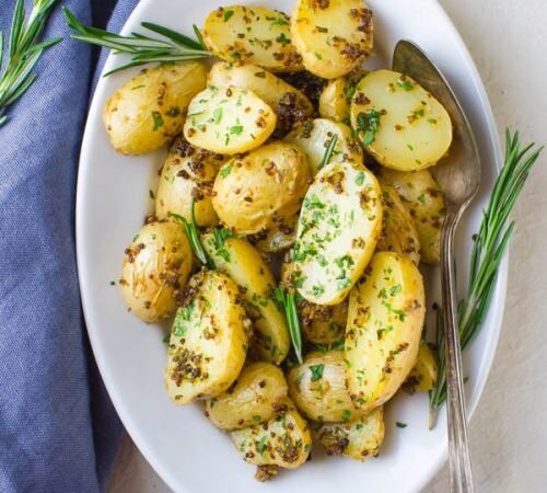 Smooth Mustard Potatoes Recipe