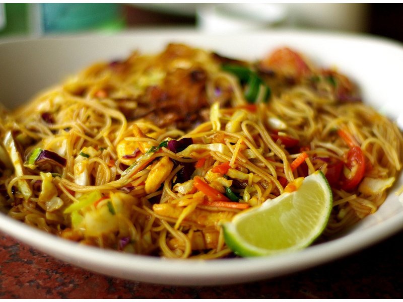 Singapore Fried Noodles Recipe
