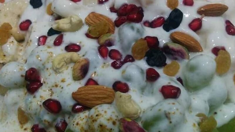 Dry Fruit Chaat Recipe