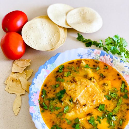 North Indian Papad Curry Recipe