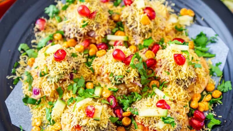 Sev Batata Puri Recipe