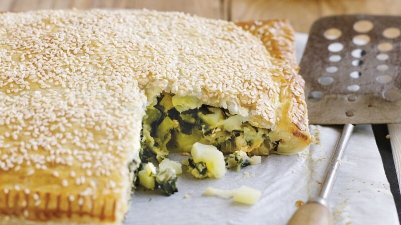 One-Pot Potato and Spinach Pie Recipe