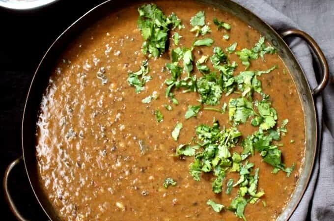 Dark Toor Dal Rice Recipe