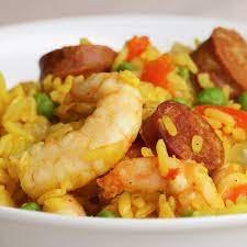 How To Make A One Pot Spanish Rice And Prawns