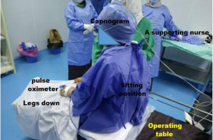 General sedation during c-segment