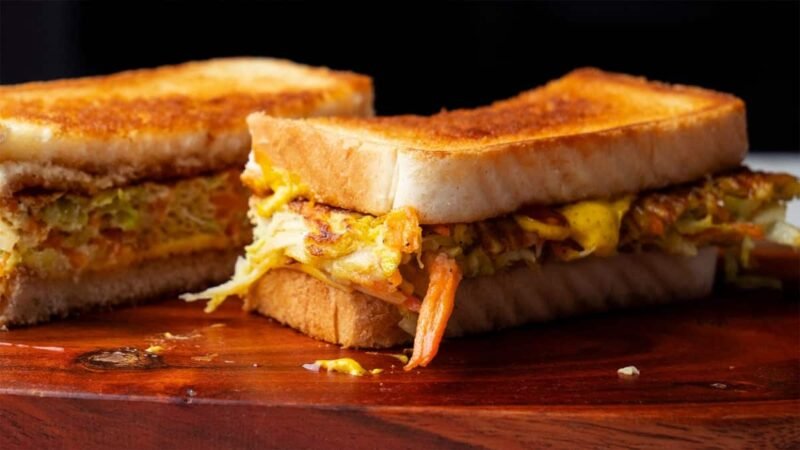 Heated Egg Cheese Toast Recipe