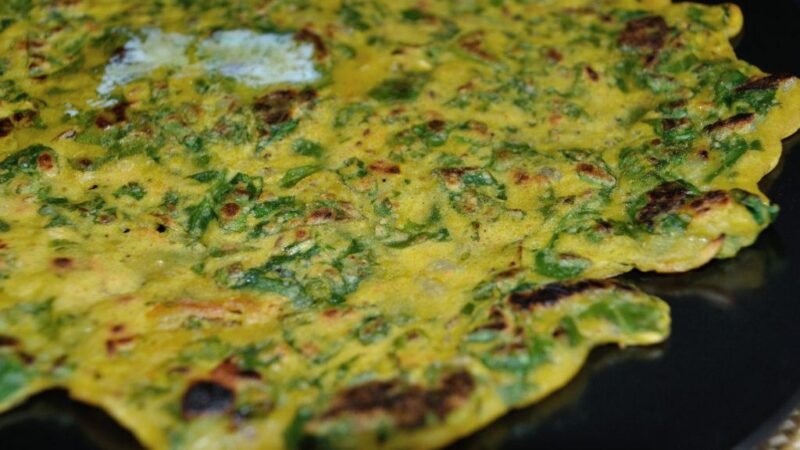 Palak Besan Ka Cheela Recipe