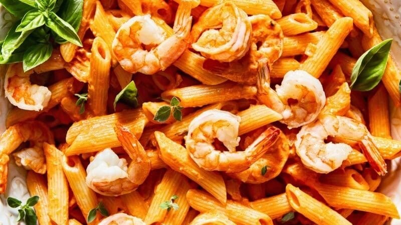 Shrimp Pasta alla Vodka Recipe