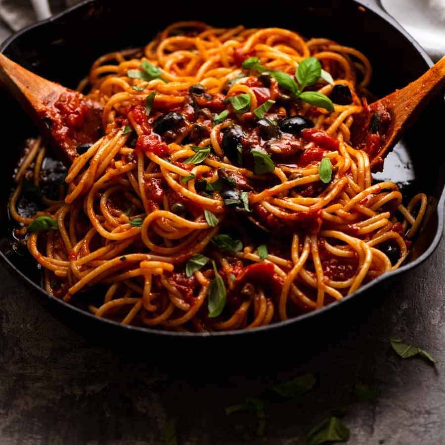 Spaghetti Puttanesca Recipe