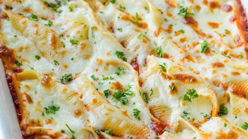 Prepared Stuff Ricotta Shells Recipe