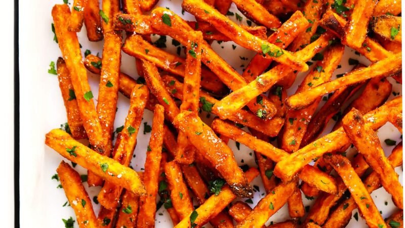 Heated Sweet-Potato Fries Recipe