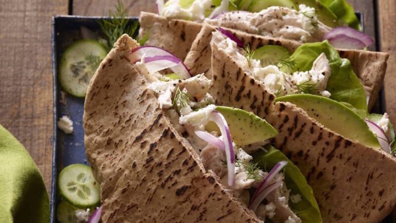 Greek Stuffed Pitas Recipe