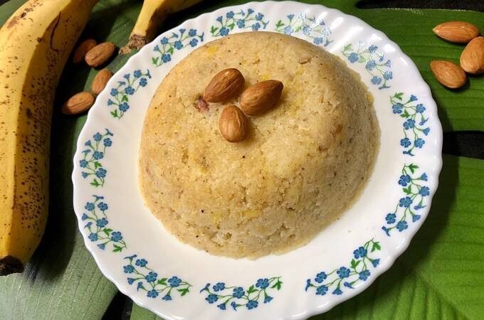 Banana Halwa with Oats Recipe