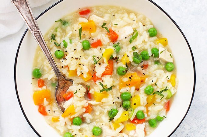 Chicken And Vegetable Risotto Recipe