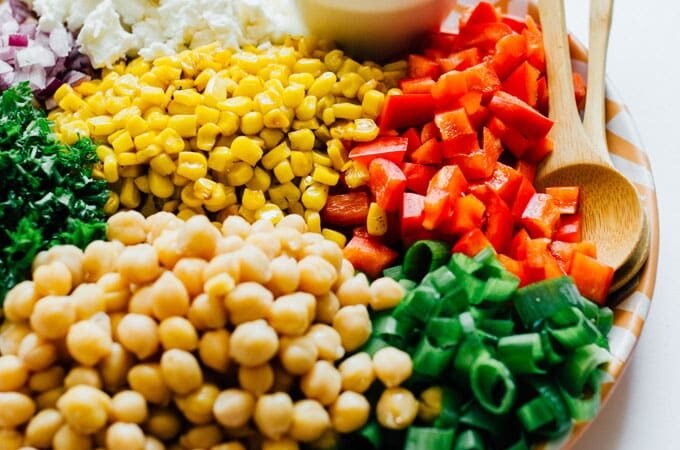 Sweet Corn Chana Salad Recipe