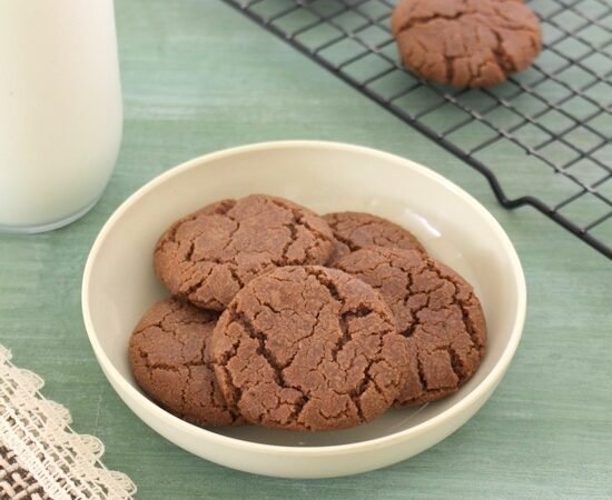 Eggless Nutella Cookies Recipe