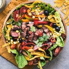 How To Make An Fajita Steak Salad