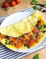 How To Make A Basil And Cherry Tomato Omelet