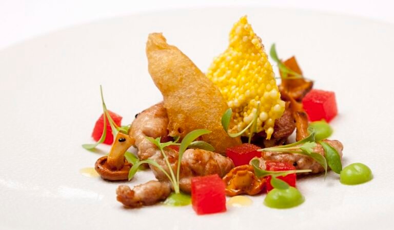 Ocean Bass with Saffron Sago Pearl Recipe