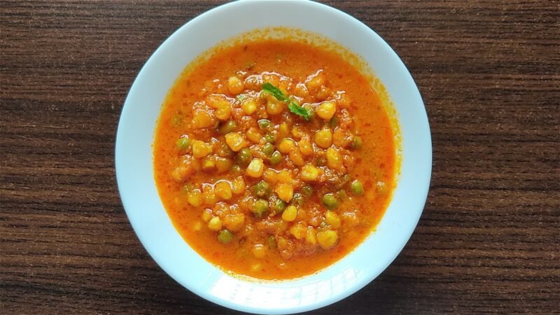 Microwave Makki Korma Recipe