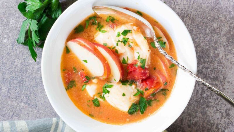 Fish Stew with Ginger and Tomatoes Recipe