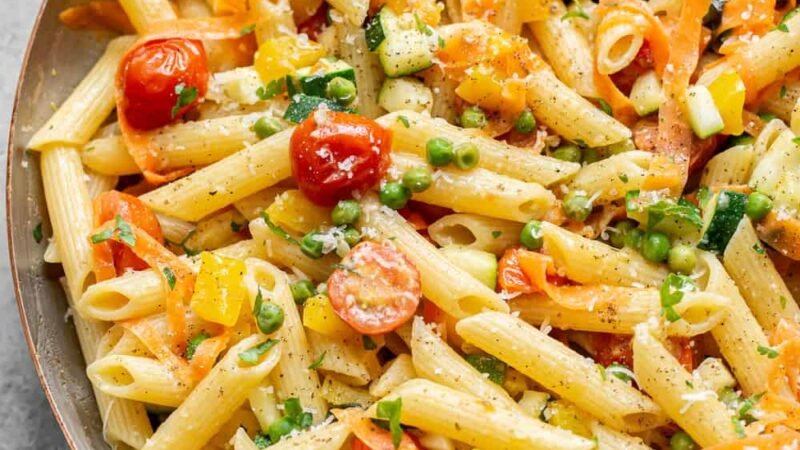 Indian Style Vegetable Macaroni Recipe