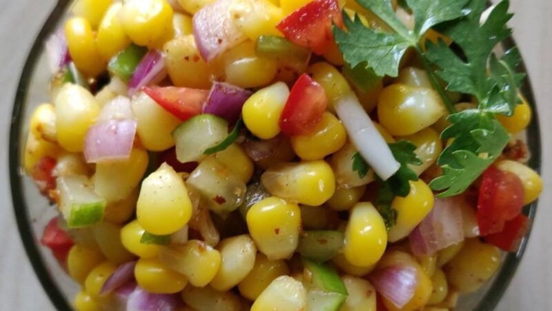 Sweet Corn Chaat Recipe