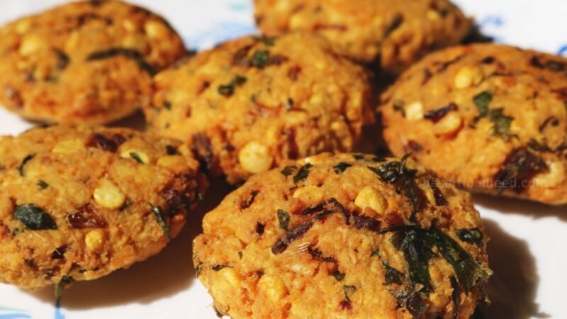 Broiled Gram Vadai Recipe