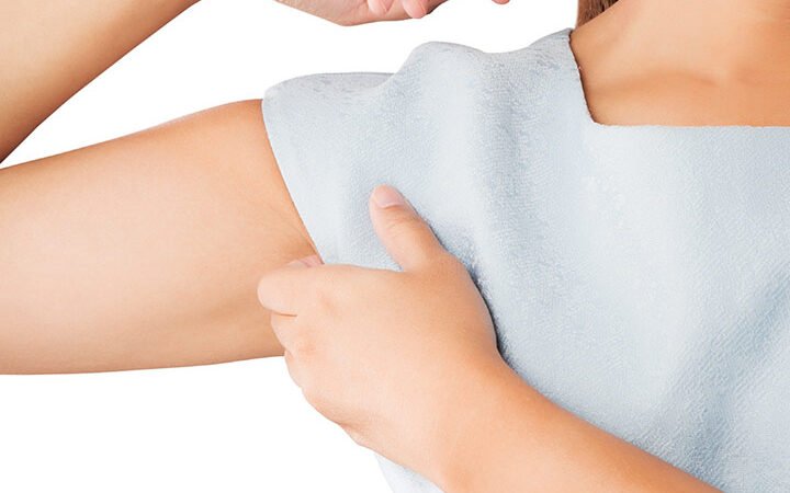 DIY home solution for ease up my underarms