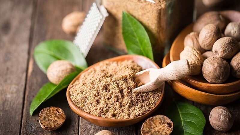 Nutmeg can be pleasant for your skin