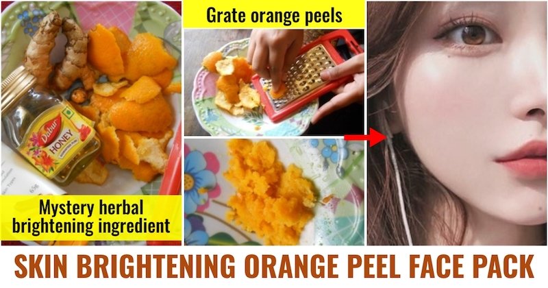 Orange strips for imperfection free shining skin